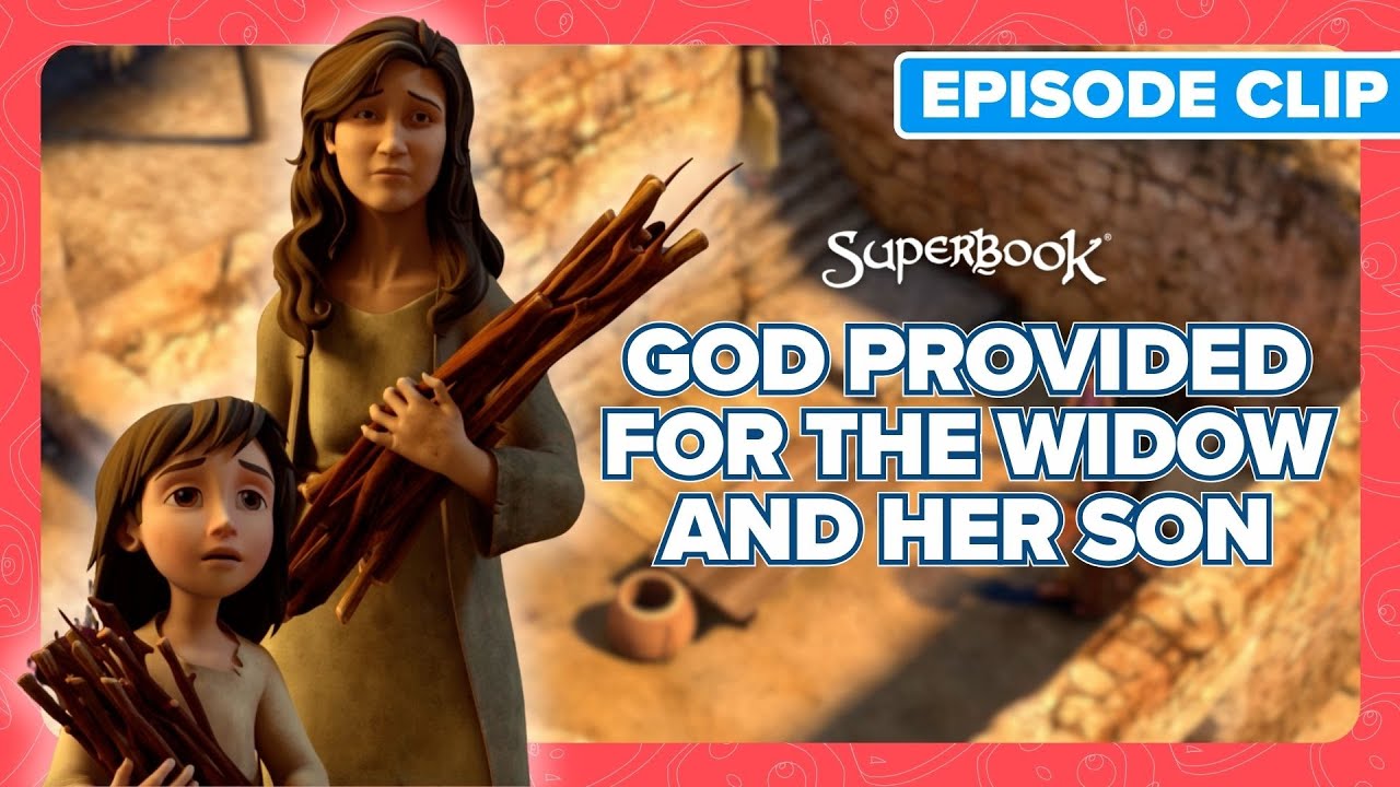 God Blessed the Widow&rsquo;s Obedience | Superbook - Elijah and the Widow English Clip