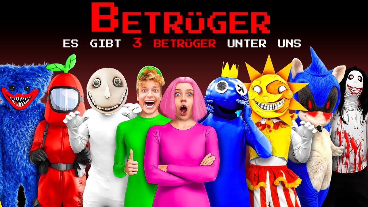 Was ist, wenn du AMONG US mit ALLEN MONSTERN ZUR GLEICHEN ZEIT spielst?