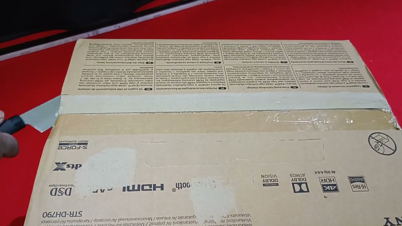 Configuration 5.1 - partie 2/3 - unboxing Ampli Home Cinema SONY STRDH790