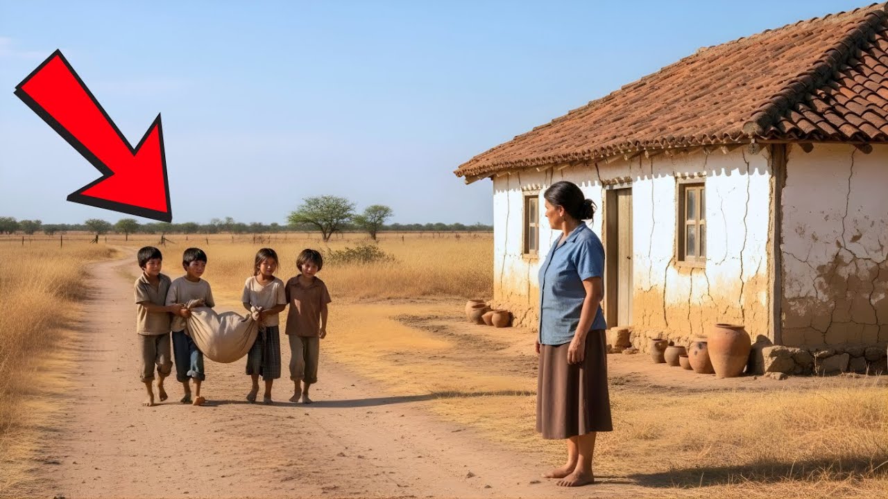 Viuda Acoge a 4 Niños Huérfanos Abandonados… Pero No Imaginaba Lo Que Iba a Descubrir