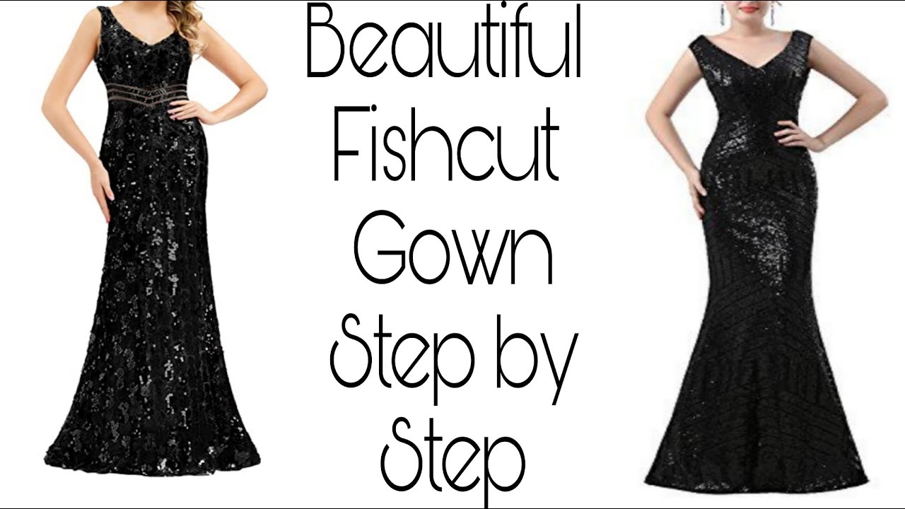 #fishcutgown#mermaidgowncutting#eveninggown#partyweregown#