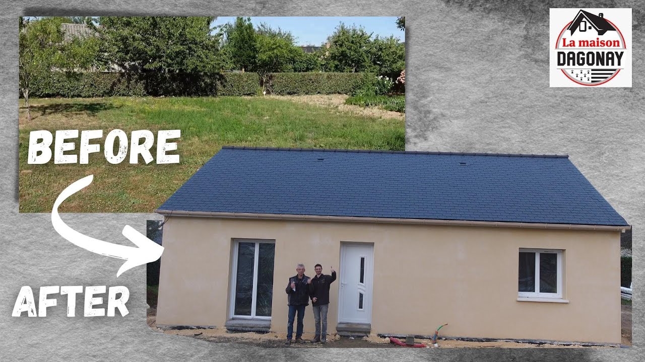 On construit une maison en 4 mois - TIMELAPSE
