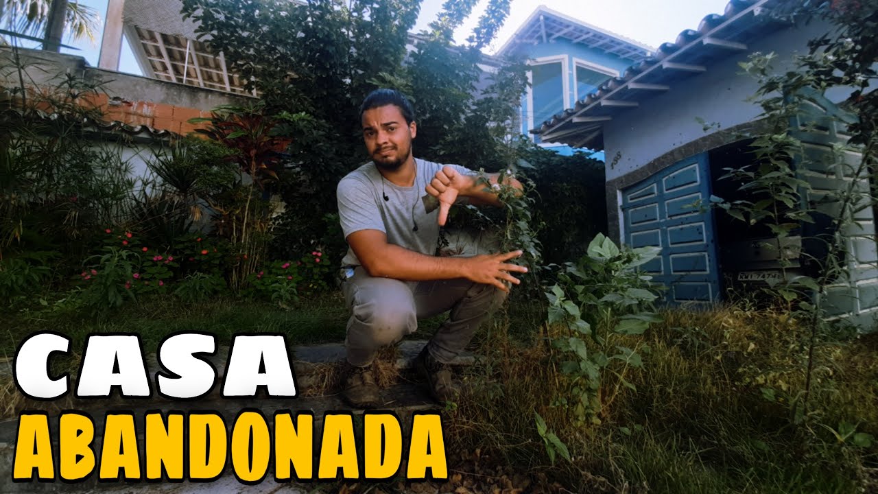 LIMPANDO O JARDIM DA CASA ABANDONADA (Antes e Depois) |EP 05|