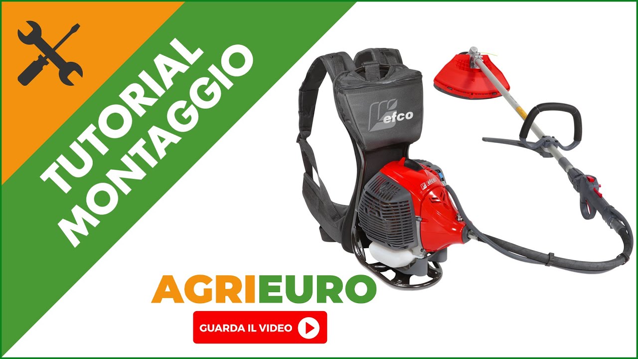 Decespugliatore a zaino/spalla Efco DSF 5500: montaggio