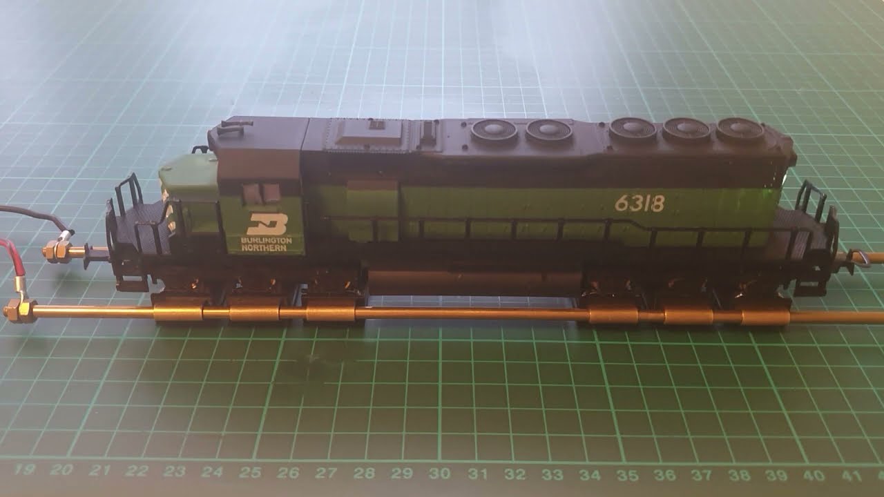 Building H0 locomotive test stand