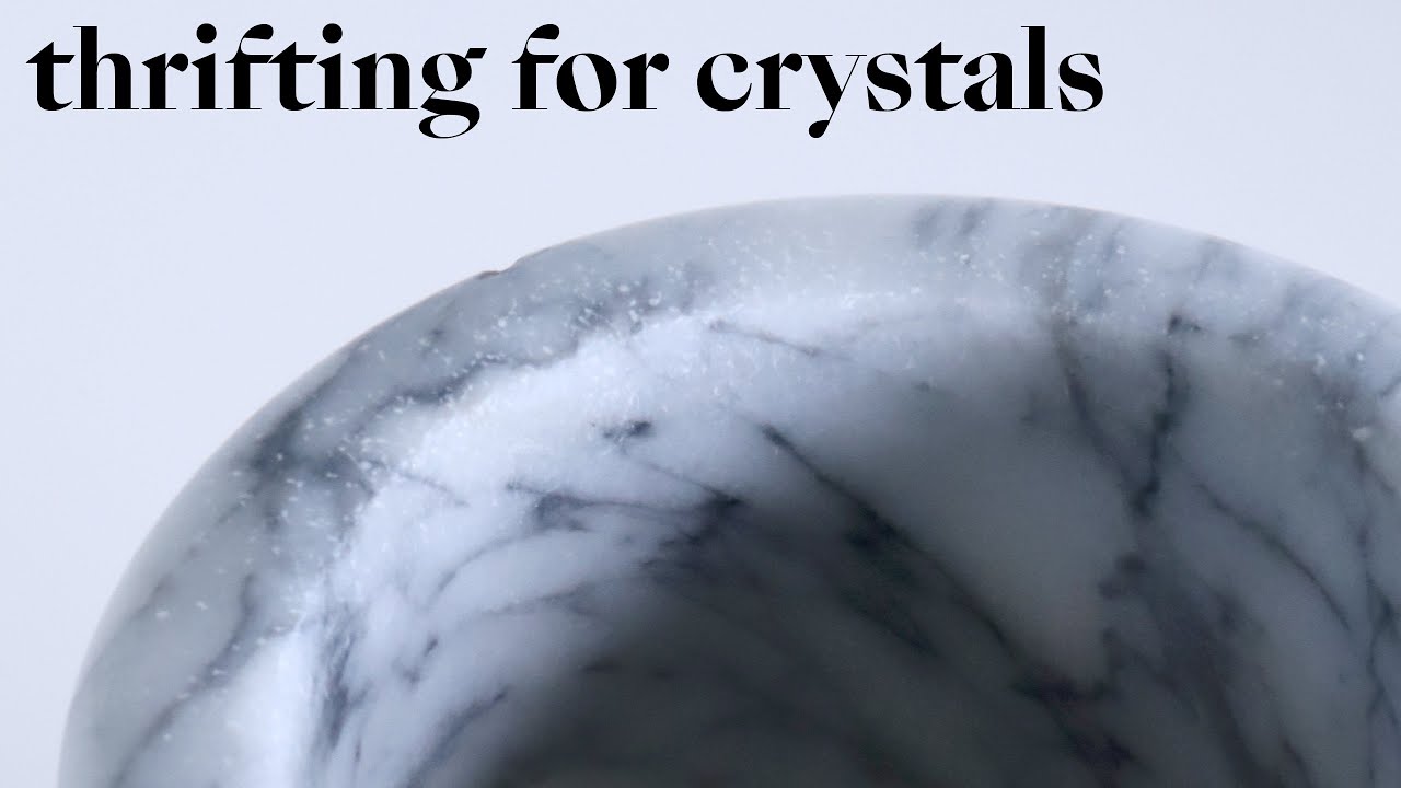 LET&rsquo;S GO THRIFT SHOPPING FOR CRYSTALS