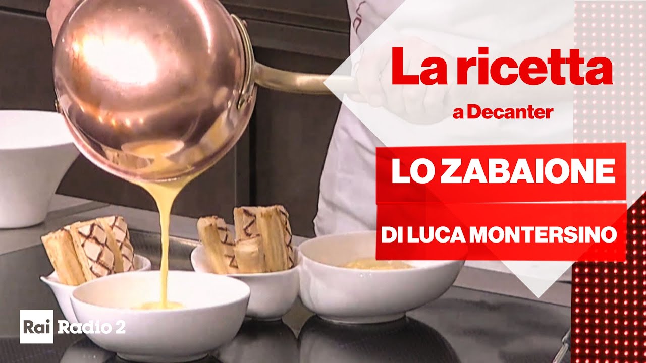 A Decanter la ricetta velocissima dello zabaione con lo Chef Luca Montersino