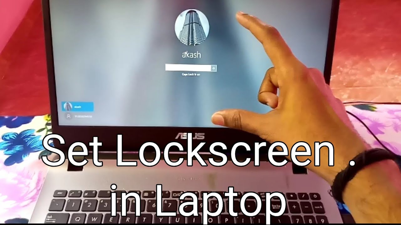 How To Set Lockscreen in Laptop || How To Set Laptop Screen Lock