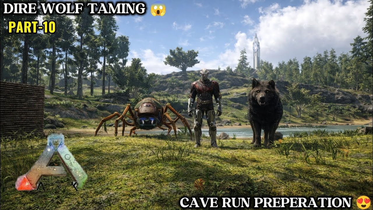 ARK SURVIVAL EVOLVED 🦖🦕 | ARK SURVIVAL EVOLVED GAMEPLAY IN TAMIL 🎮 |DIRE WOLF TAMING😱💢❗| SEVERUS