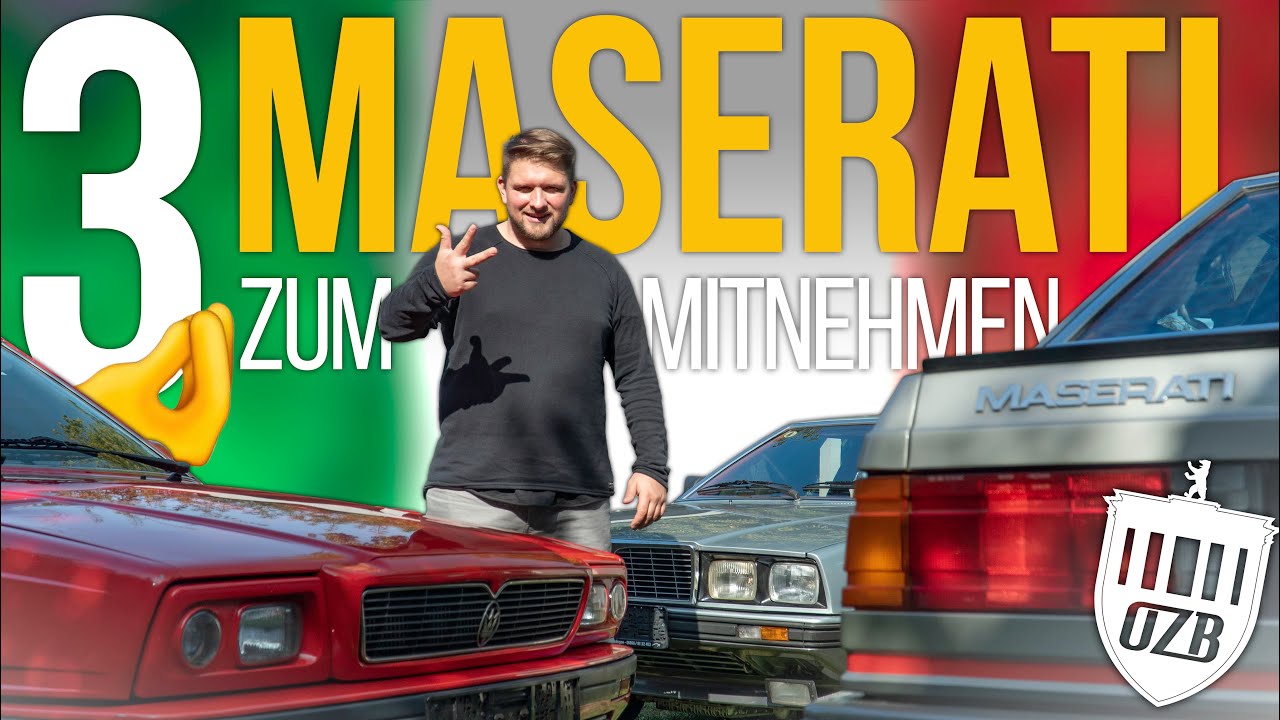 Maserati 430 & 2x Maserati Biturbo - heute wird es italienisch | OldtimerZentrum Berlin #41