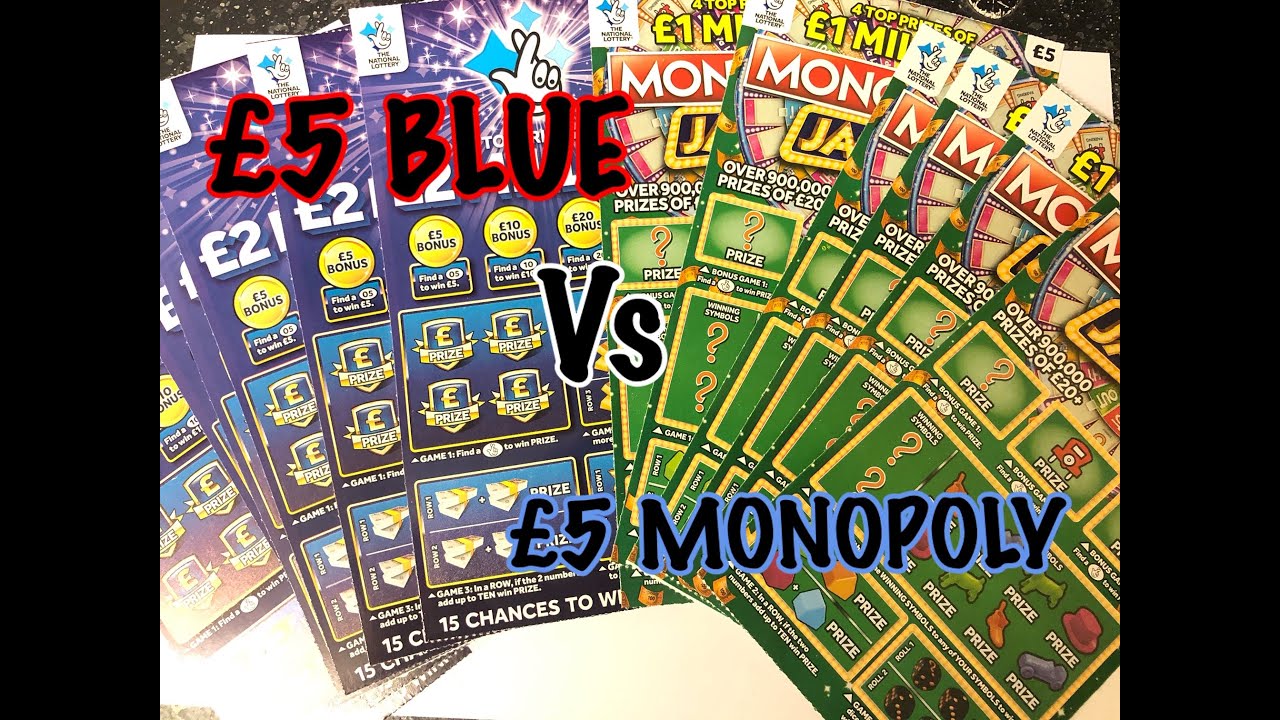 &pound;5 2 Million Blue Vs &pound;5 Monopoly