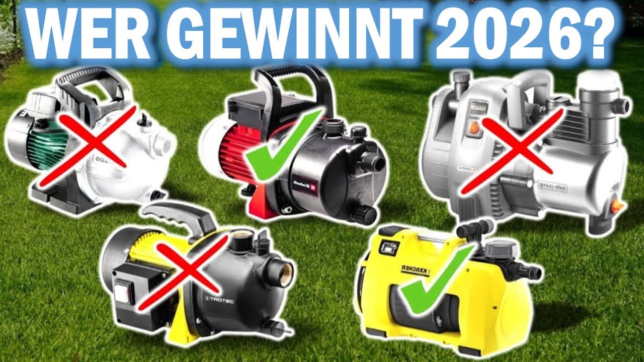 GARTENPUMPEN 2026: Diese 5 Modelle sind die Besten!
