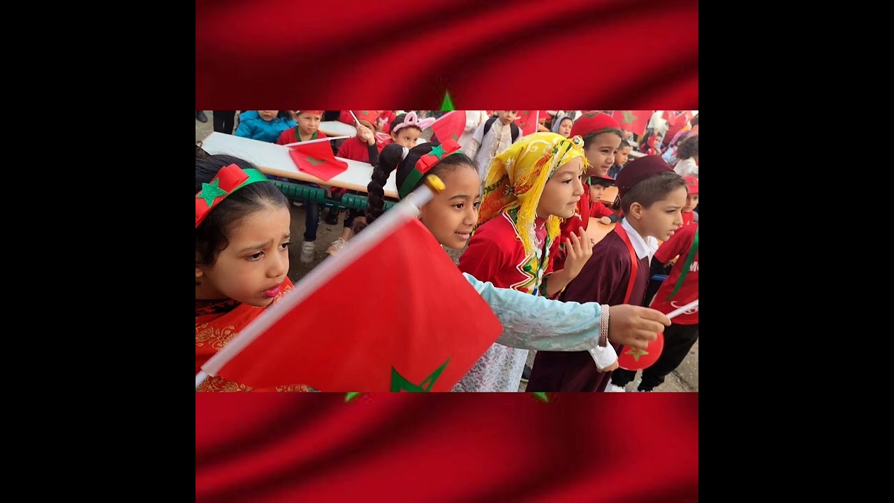 احتفال مدرسة المسيرة بتمارة بذكرى المسيرة الخضراء