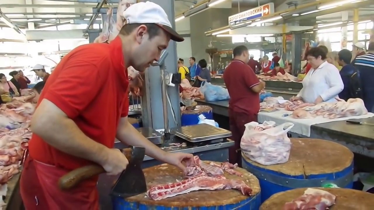 Мясной рынок в Москве. Дорогомиловский!