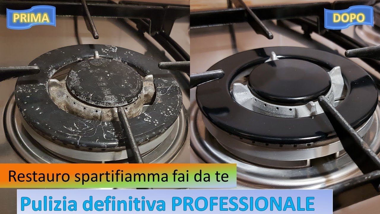 pulizia professionale di spartifiamma  vecchi di 16 anni ! come nuoviii!!!!