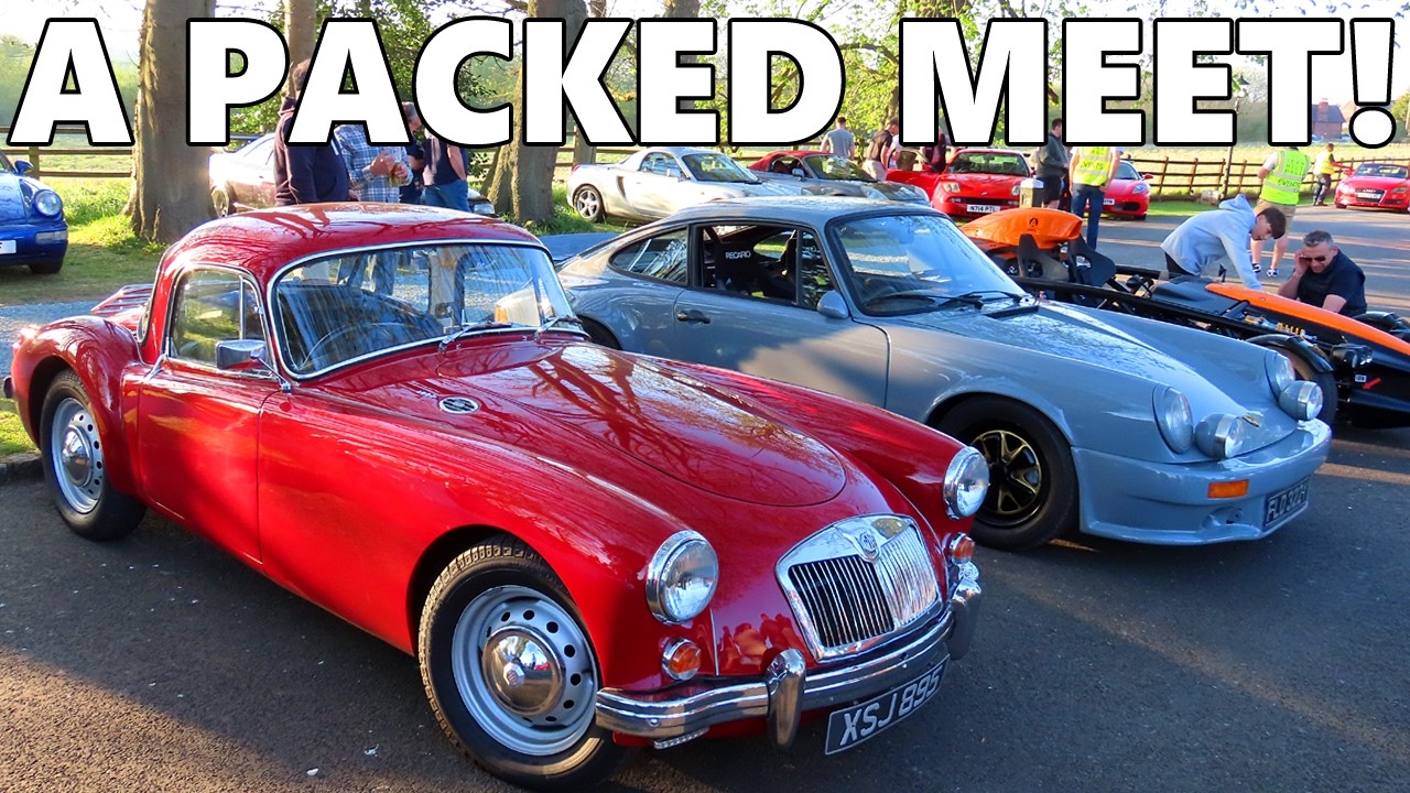 OVER 130 CARS! Tern Hill Hall evening car meet walkaround
