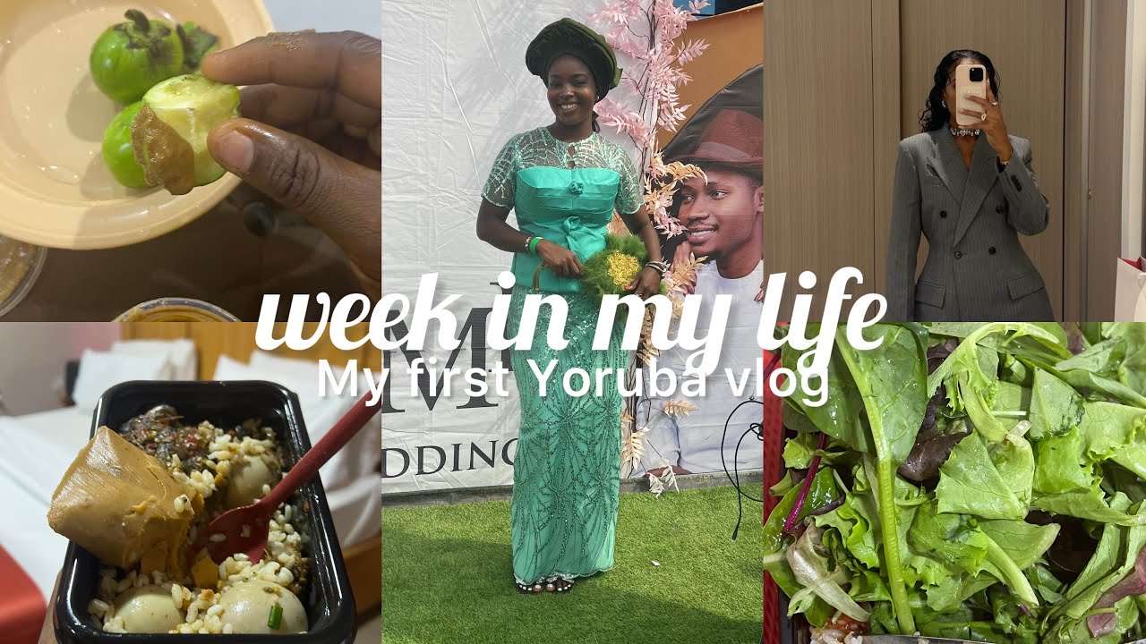 Wedding Vlog | My first Yoruba wedding and first vlog