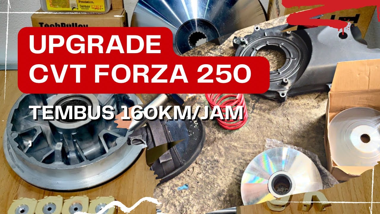 UPGRADE CVT FORZA 250cc
