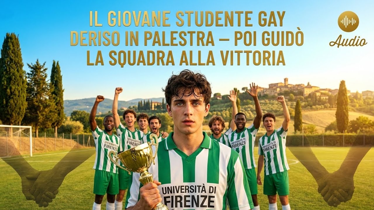 IL GIOVANE STUDENTE GAY DERISO IN PALESTRA — POI GUIDÒ LA SQUADRA ALLA VITTORIA