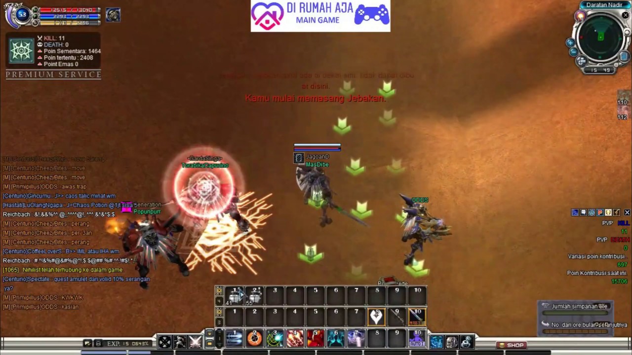 Damage Trap LV 53 : RF Online Remastered Indonesia