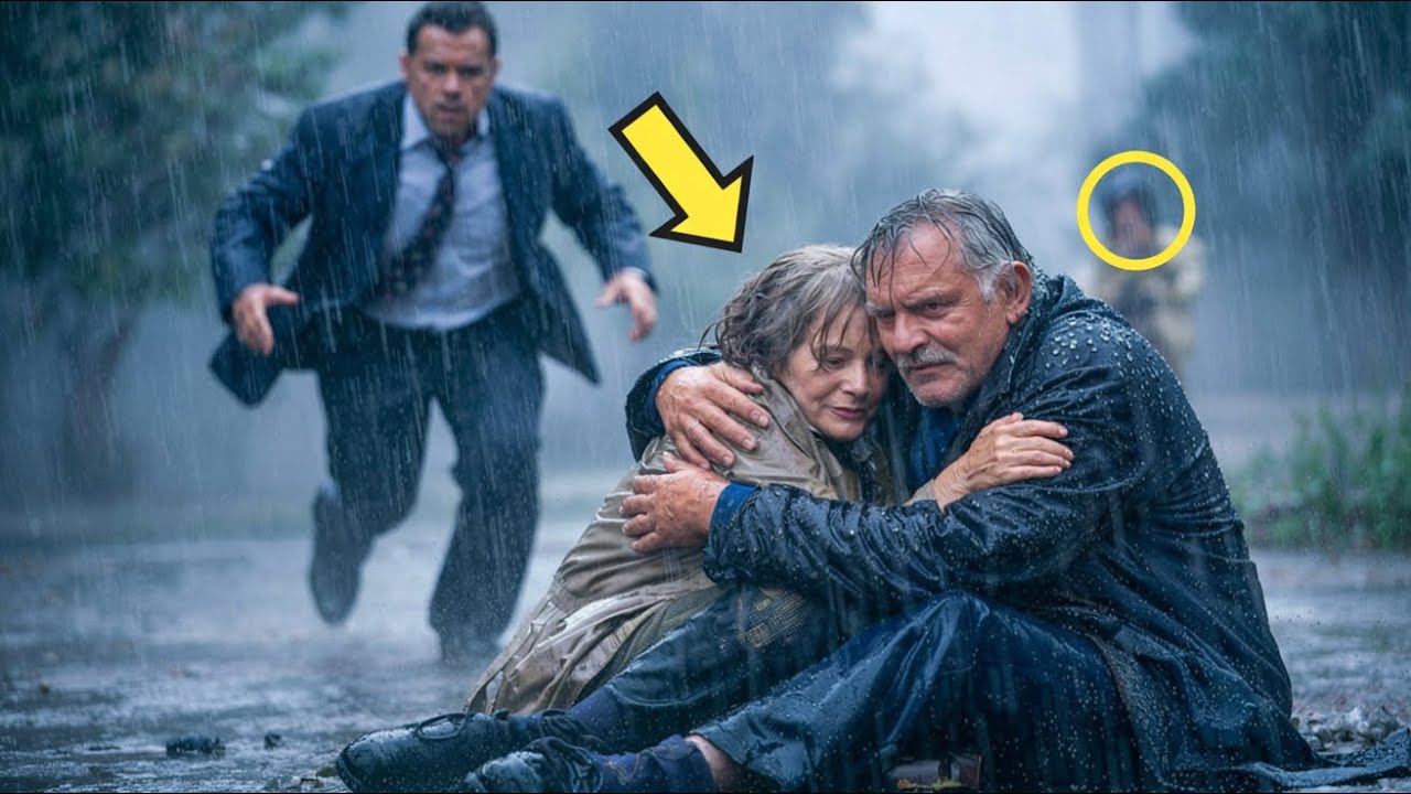 HE SEES HIS PARENTS CRYING IN THE STORM… WHEN HE GETS CLOSER, HE'S SHOCKED BY THE REASON…