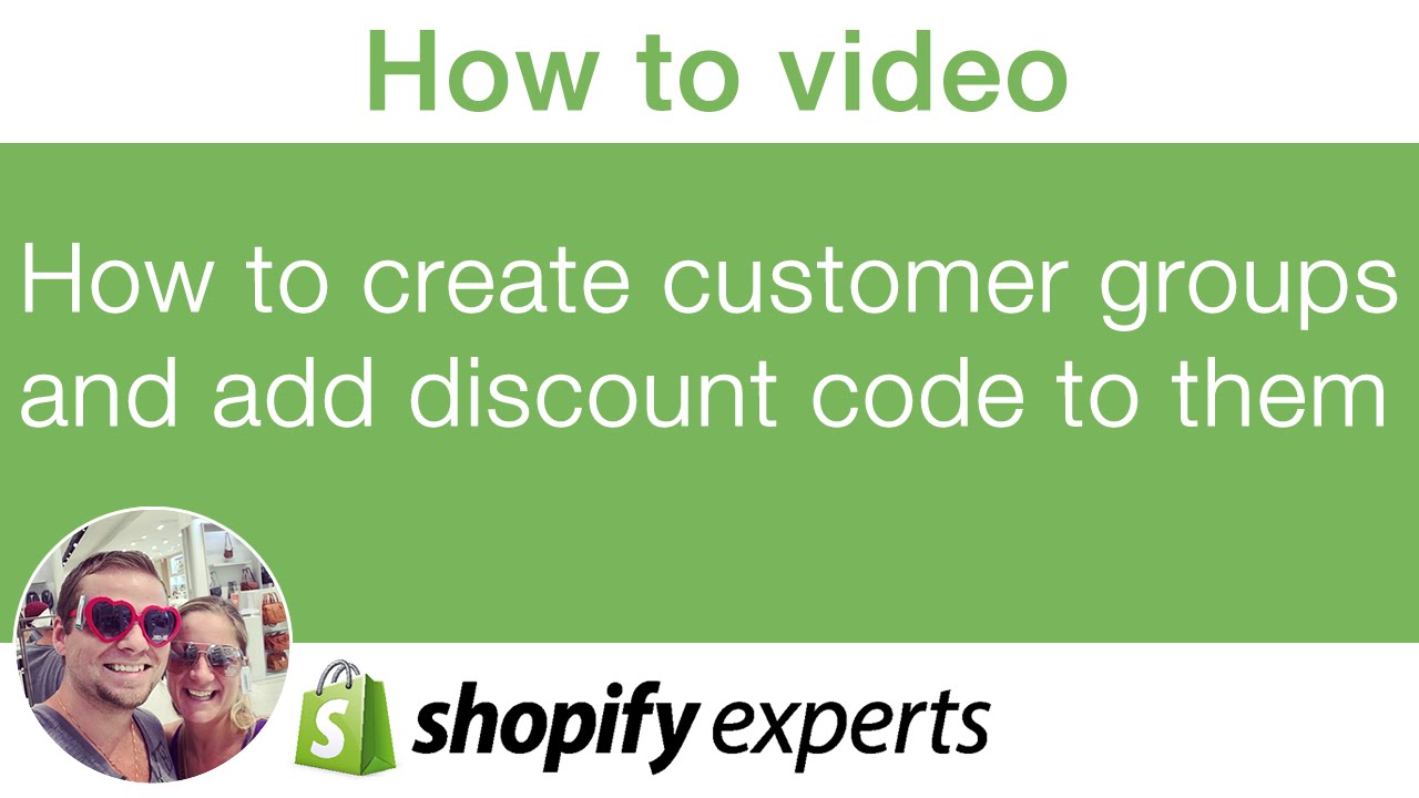 How to create customer groups and add discount code for them
