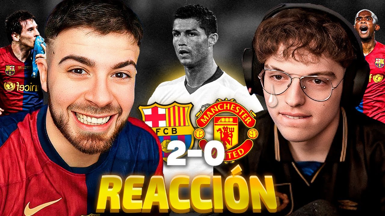 BARCELONA VS MANCHESTER UNITED: FINAL CHAMPIONS 2009. LA COBRA Y DAVO REACCIONAN POR PRIMERA VEZ.