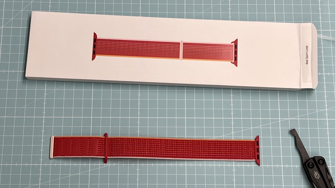 Apple Watch Band (PRODUCT)RED Sport Loop (41mm) - Unboxing
