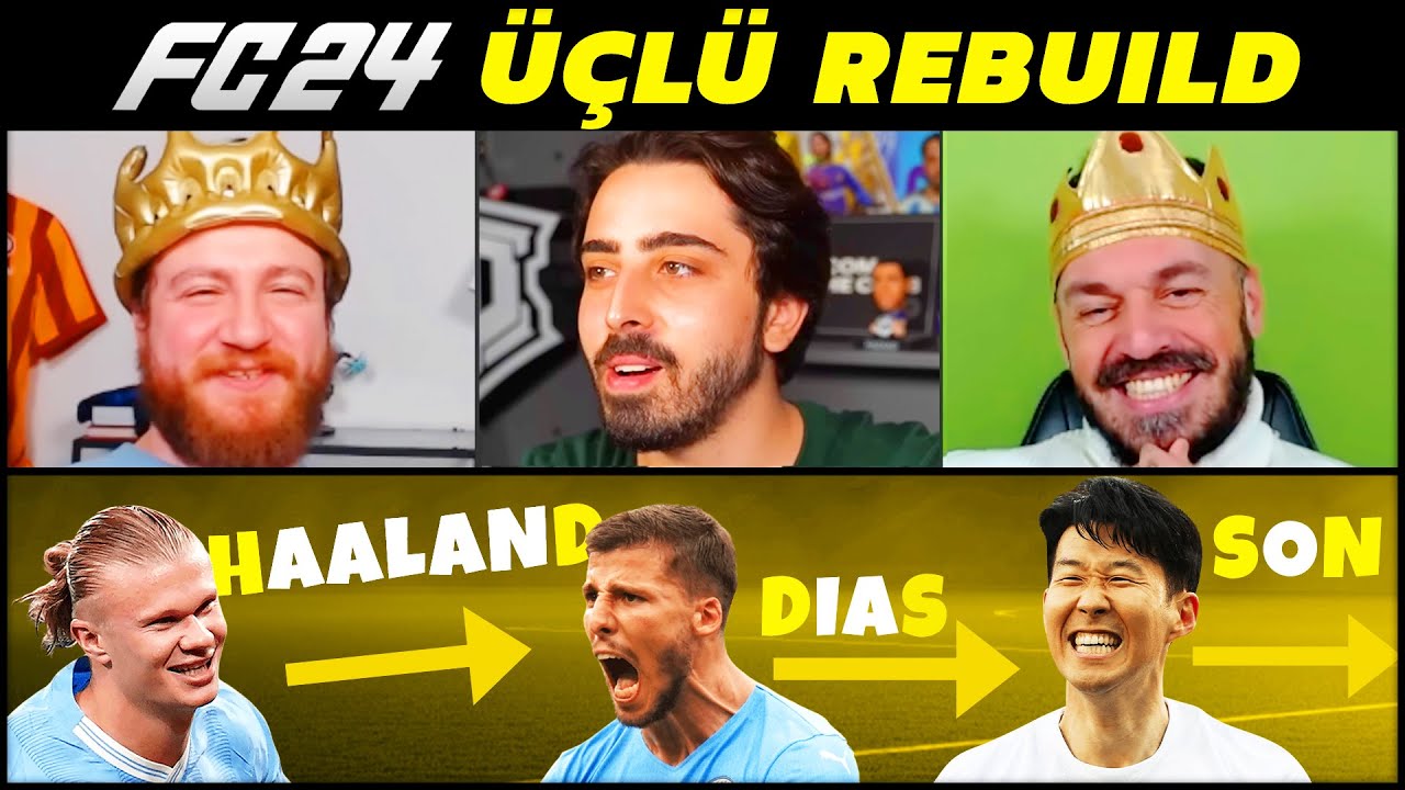 BAŞ HARF - SON HARF CHALLENGE! // FC 24 ÜÇLÜ REBUILD LİGİ @UKarakullukcu @OnurOnline