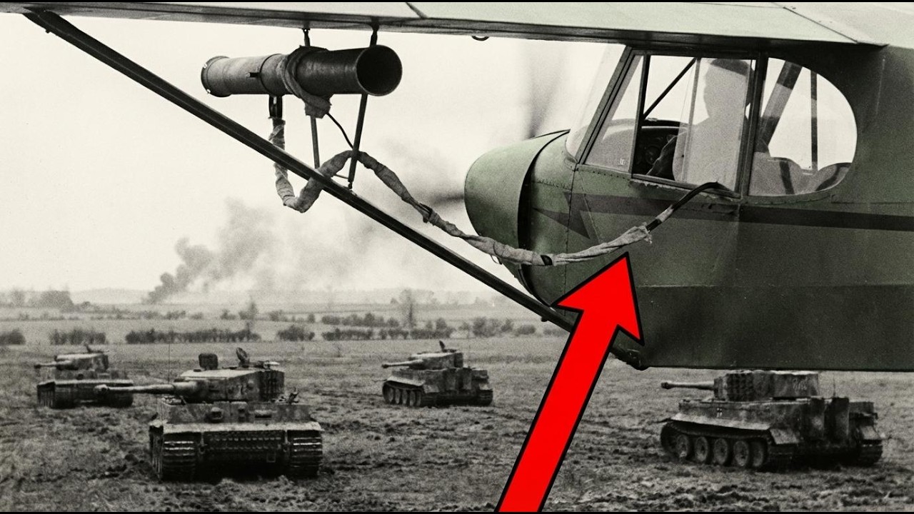 3 Minutos de Terror: El Día En Que Un Avión 'Juguete' Destruyó 4 Tanques Tiger.