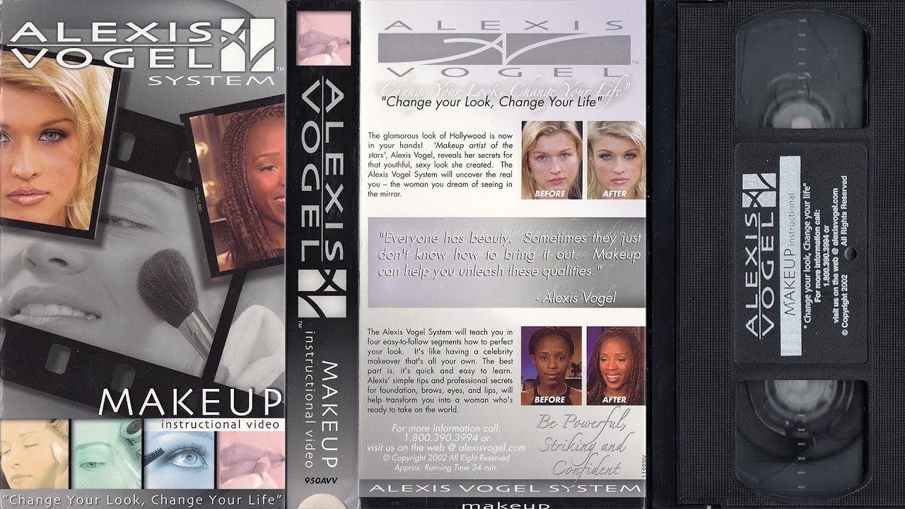 Alexis Vogel System: Makeup Instructional Video (2002) VHS 60fps