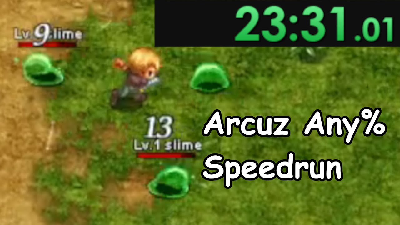 [WR] Arcuz Any% major glitches 39:12