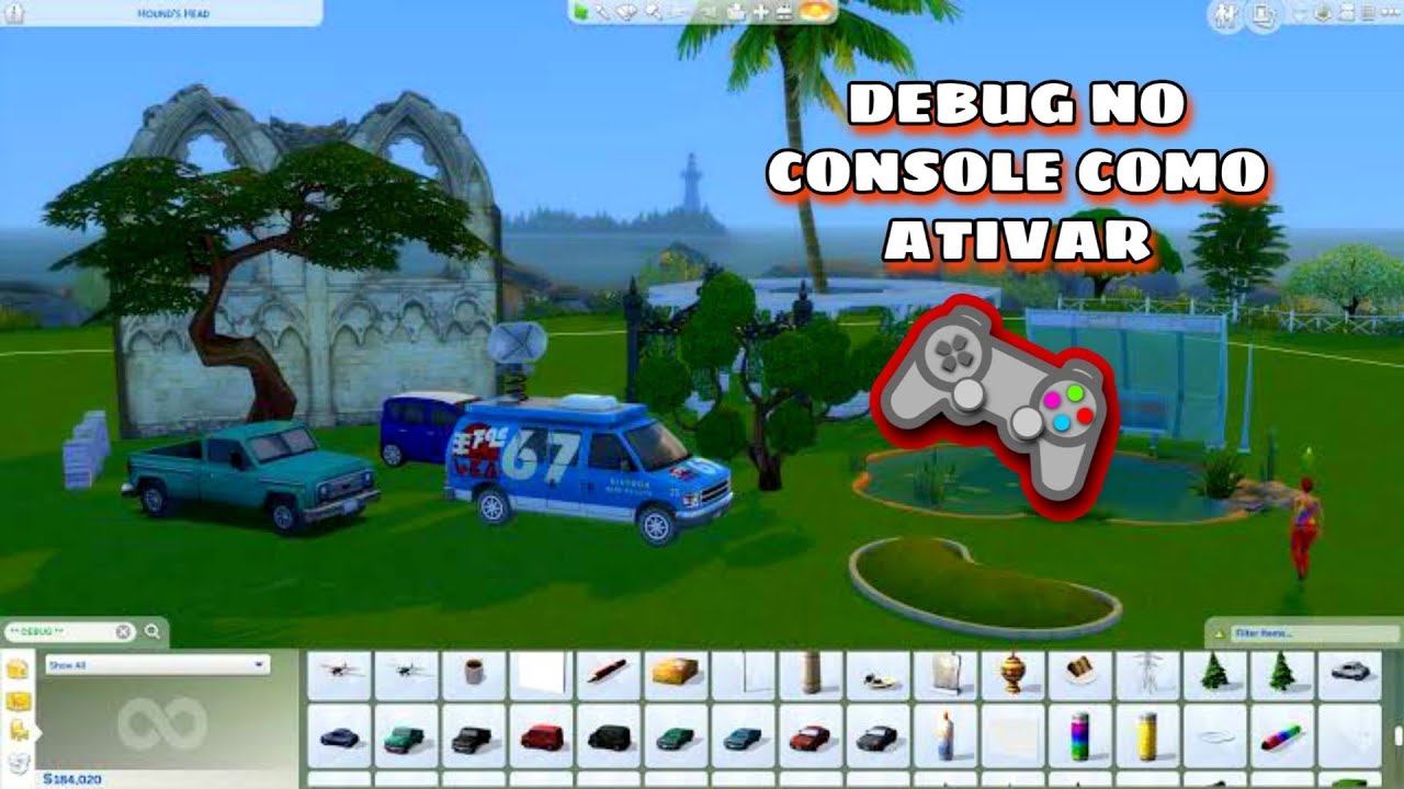 Como ativar DEBUG no console - the sims 4
