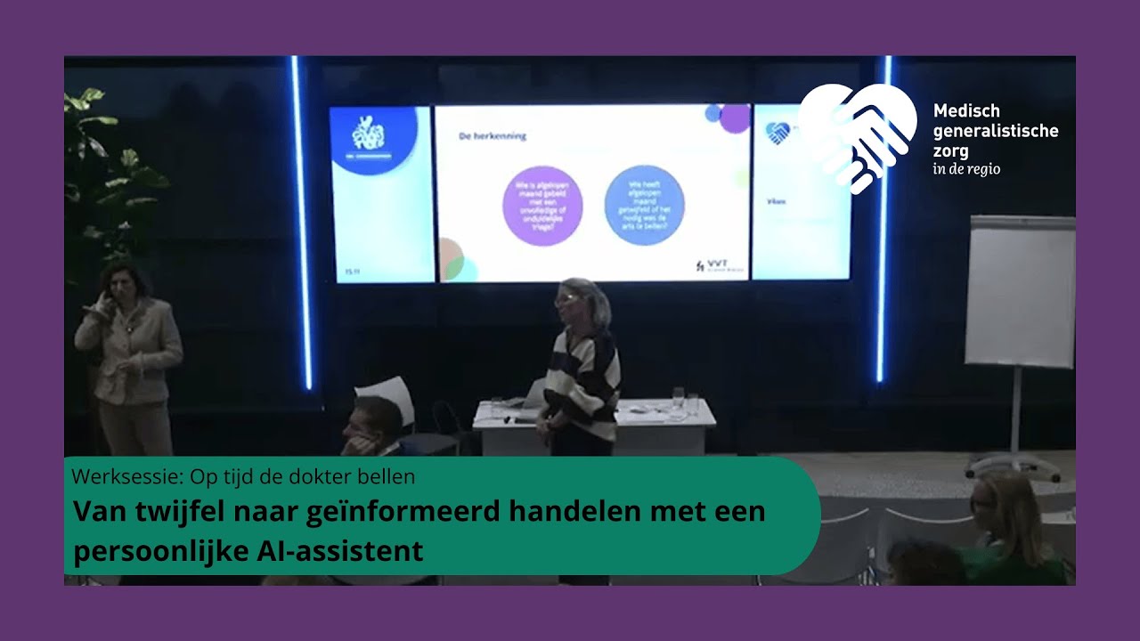 Op tijd de dokter bellen! Van twijfel naar geïnformeerd handelen met een persoonlijke AI-assistent