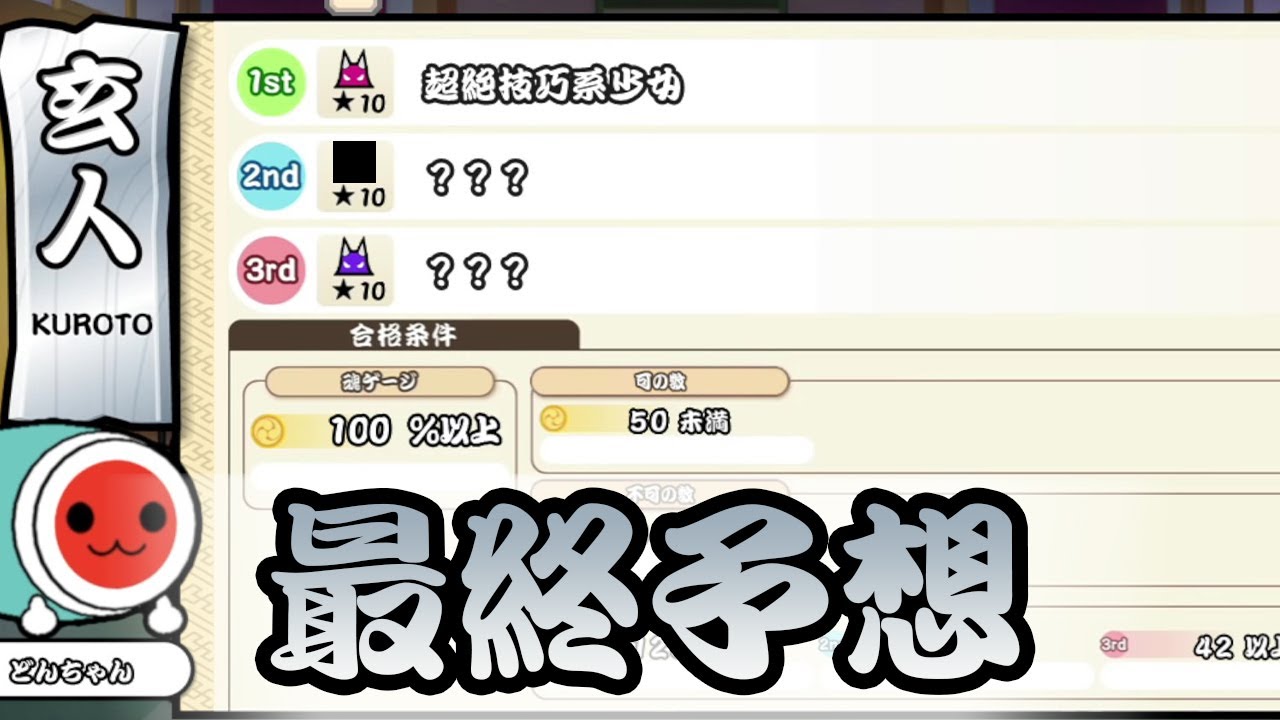 【段位予想】ニジイロ2023 玄人 (穴埋め予想)
