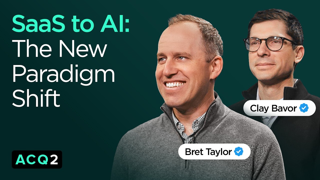 How is AI Different Than Other Technology Waves? (With Bret Taylor and Clay Bavor) [ACQ2]