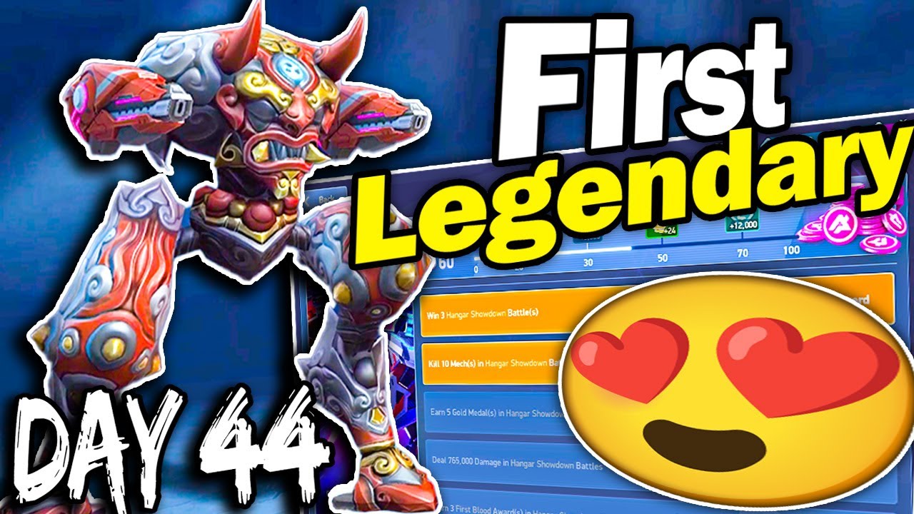 💥 Free A-Coins + Legendary Skin = Insane Luck 🍀 | Day 44 Mech Arena F2p Series