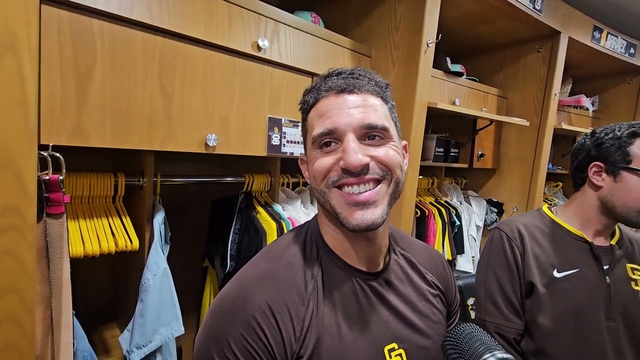 Ramon Laureano on his 1st Padres HR, impressions of his new teammates and city and series win vs STL