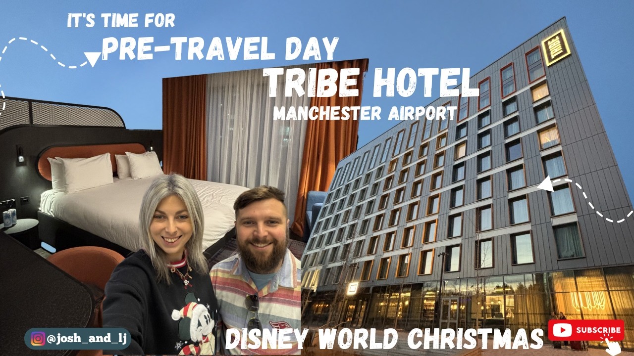 Отель Tribe Hotel Manchester Airport | День перед поездкой | Обзор номера | Рождество в Диснейлен...