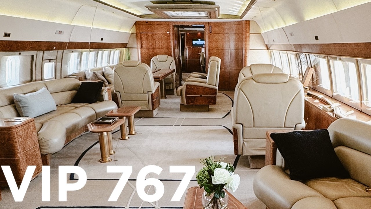 A glimpse inside this VIP Boeing 767-300ER