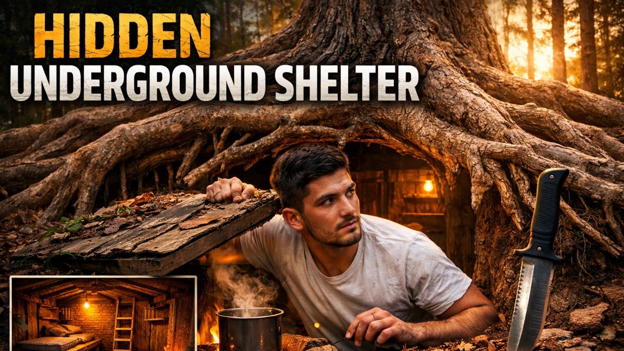 Hidden Beneath the Roots — Building a Secret Underground Survival Shelter