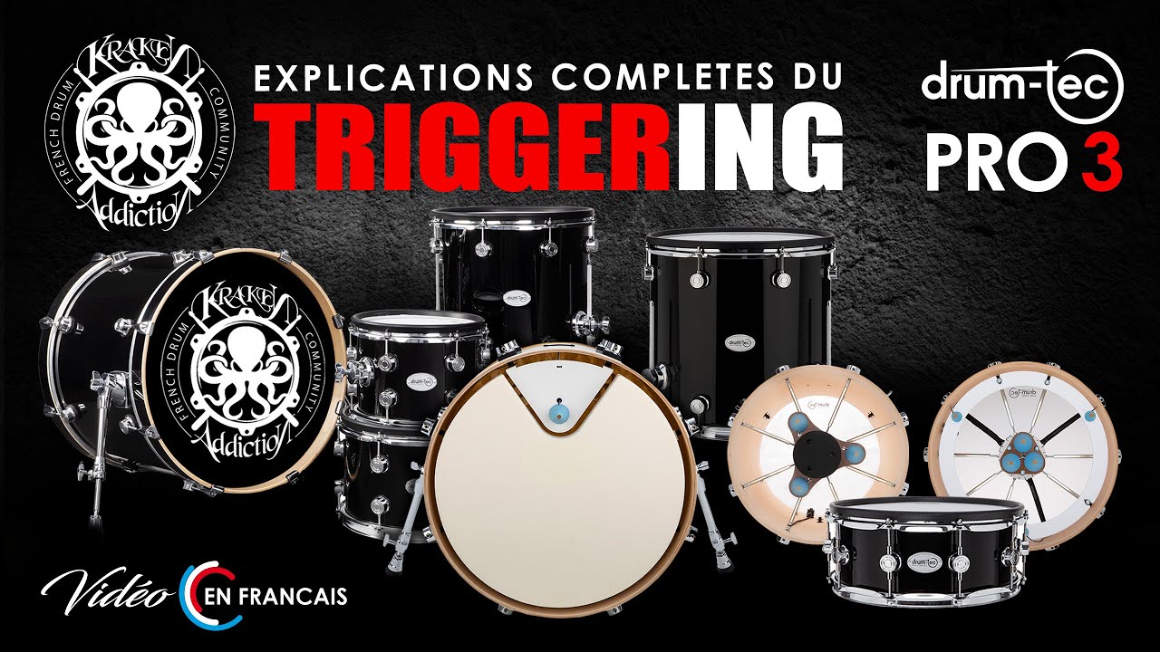Drum tec PRO 3 tout le triggering en détails