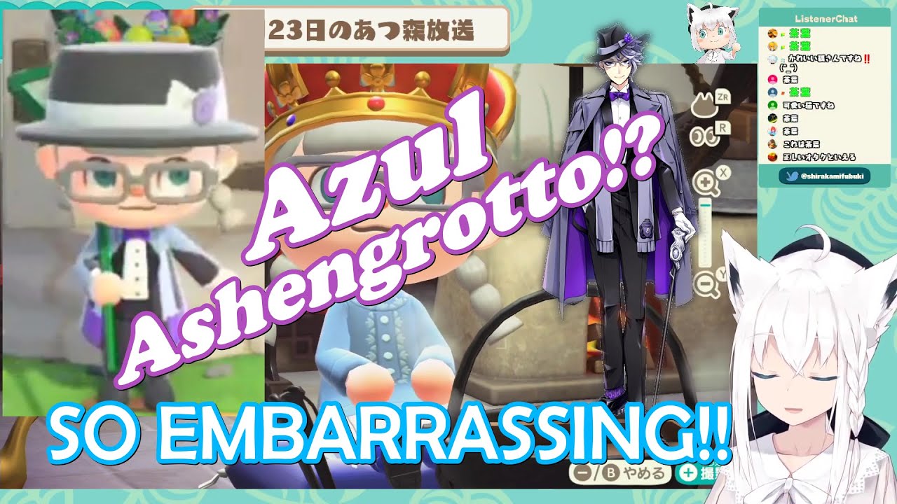 [ENG SUB] Shirakami Fubuki - Costume Accident (ft. Azul Ashengrotto)