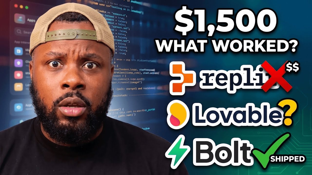 I Spent $1,500 Building an AI App: Replit vs Lovable vs Bolt (What Actually Worked)