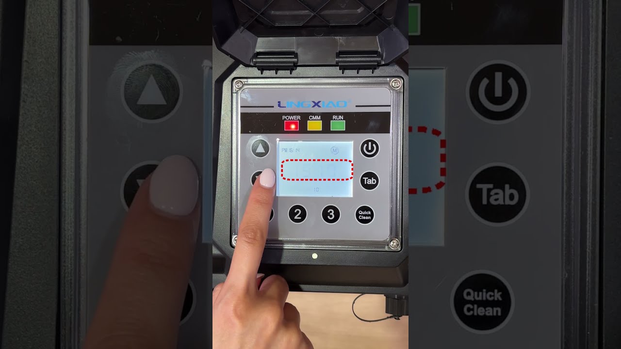 How to set the self priming speed and time - LINGXIAO #poolpump
