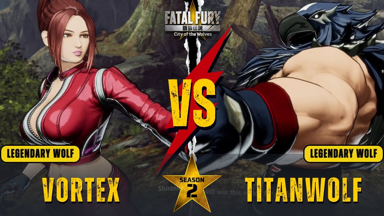 FF:CotW 🌟 VORTEX  (Mai) vs TITANWOLF (Tizoc)🌟Replay Match - FATAL FURY: City of the Wolves!