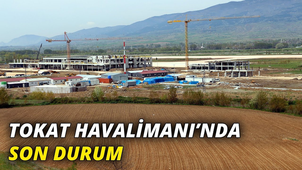 Tokat'ta yeni havalimanı inşaatının yüzde 50'lik kısmı tamamlandı