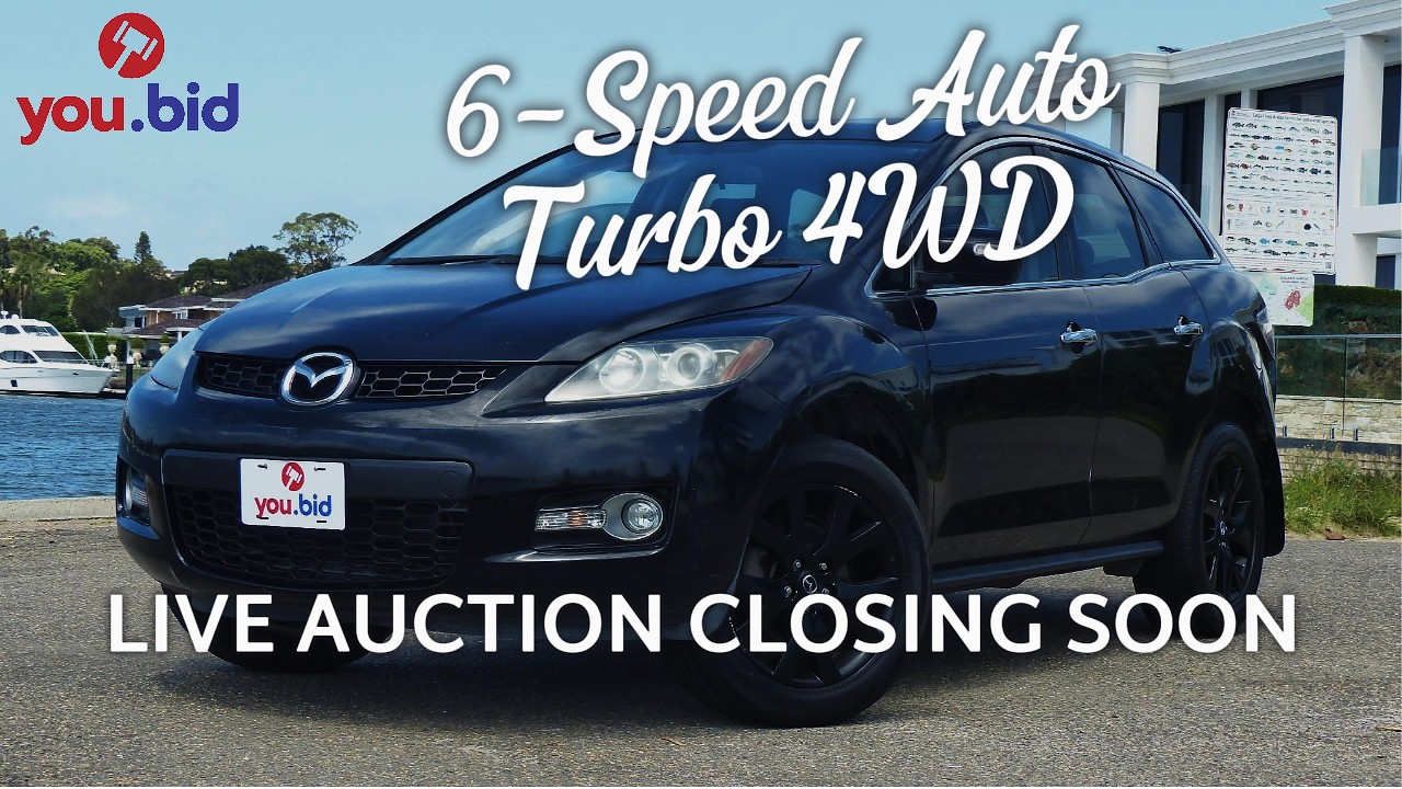 you.bid LIVE AUCTION ~ 2008 Mazda CX7 Luxury 2.3L Turbo Petrol Auto 4WD SUV