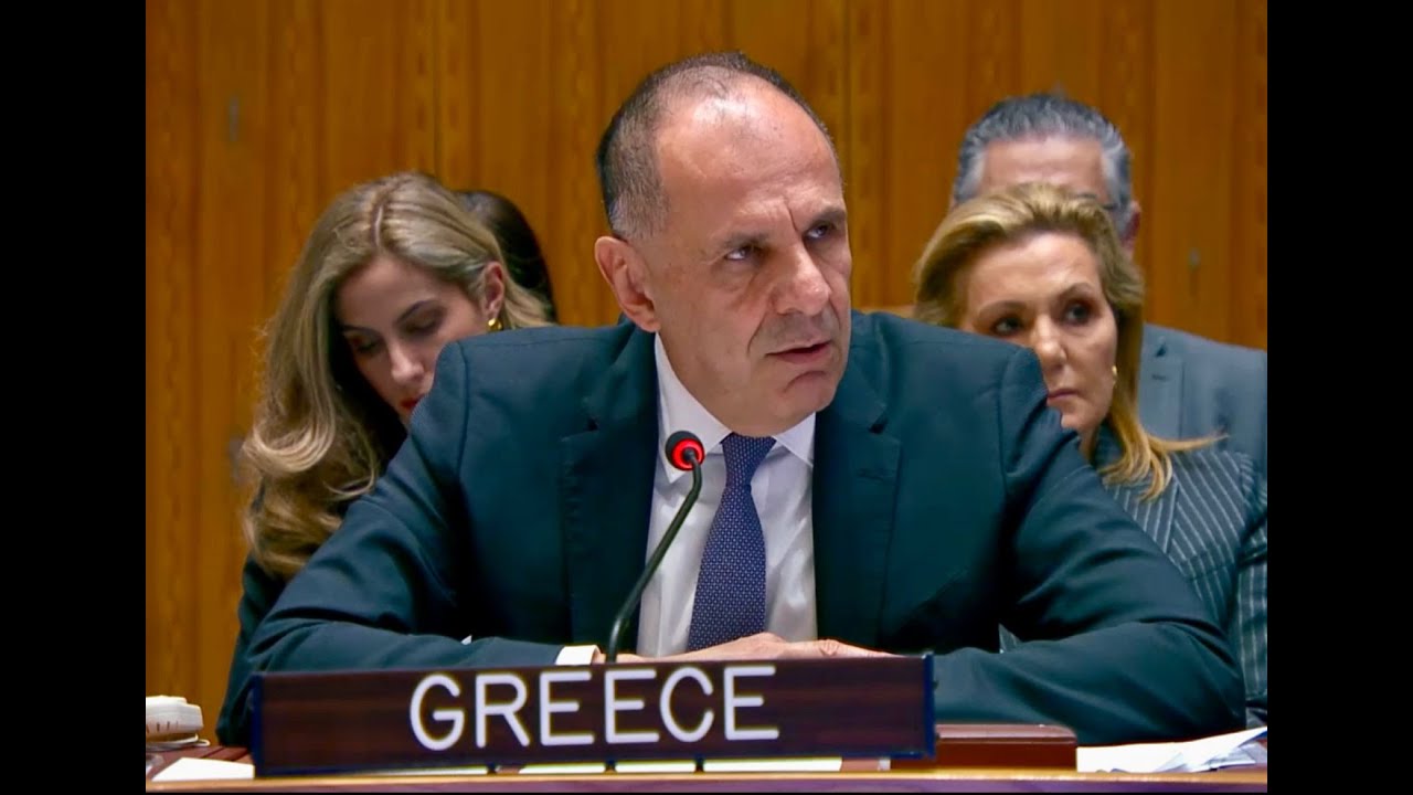 The Foreign Minister of Greece at UNSC 10098th meeting on the situation in the Middle East