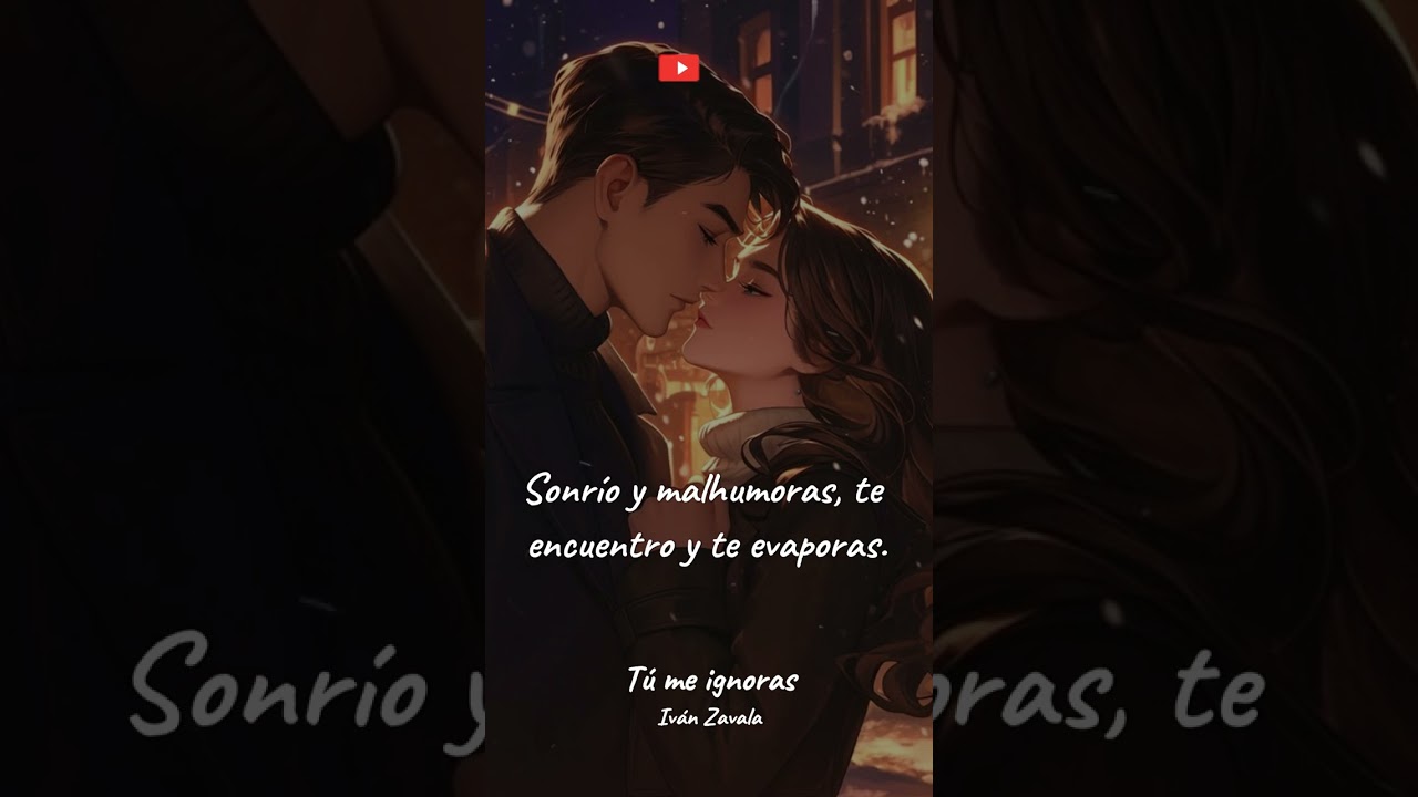 Tú me ignoras - Iván Zavala